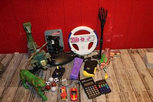 lot 245 image: Variety of Childrens Toys and Game accessories as shown in photos