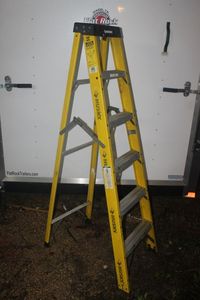 lot 301 image: 6ft. Husky Folding Ladder