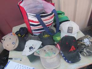 lot 41 image: bag of mens ball caps (helton)
