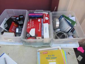 lot 54 image: office lot includes cds,envolopes, paper and more