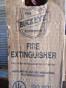 lot 69 image: fire buckeye equipment fire extinguisher