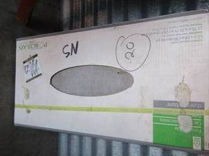 lot 119 image: Porcelain tile one box new, 1123- color grey