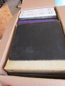 lot 155 image: box full of used empty binders qty 10 plus (ST)