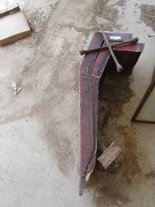 lot 167 image: 2 car ramps-- one jack stand and a tire tool (ST)