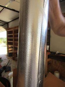 lot 177 image: New box of 4 ft. aluminum wrap, unknown use shipping weight is 38 lbs. (ST)