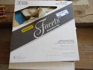 lot 181 image: Stanley Facets mirror tiles all new qty 4 boxes, 6 per box (ST)