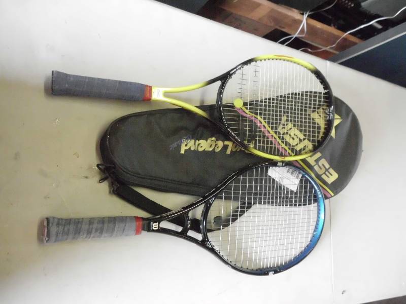 lot 143 image: TENNISRACQUET BALL RACKETS