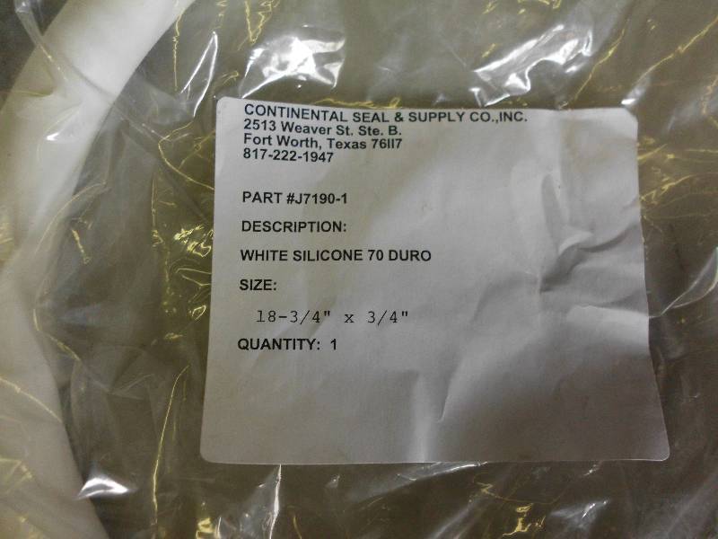 lot 162 image: WHITE SILICONE 70 DURO