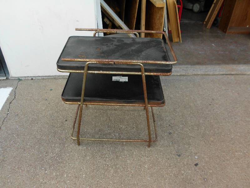 lot 161 image: VINTAGE METAL CART