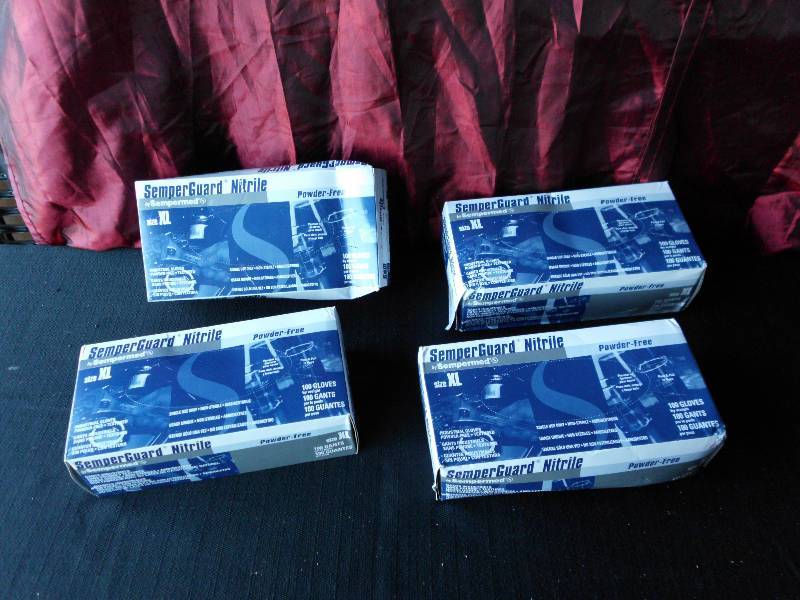 lot 30 image: NITRILE POWDER FREE GLOVES