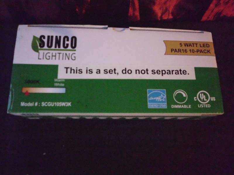 lot 243 image: SUNCO LIGHTING