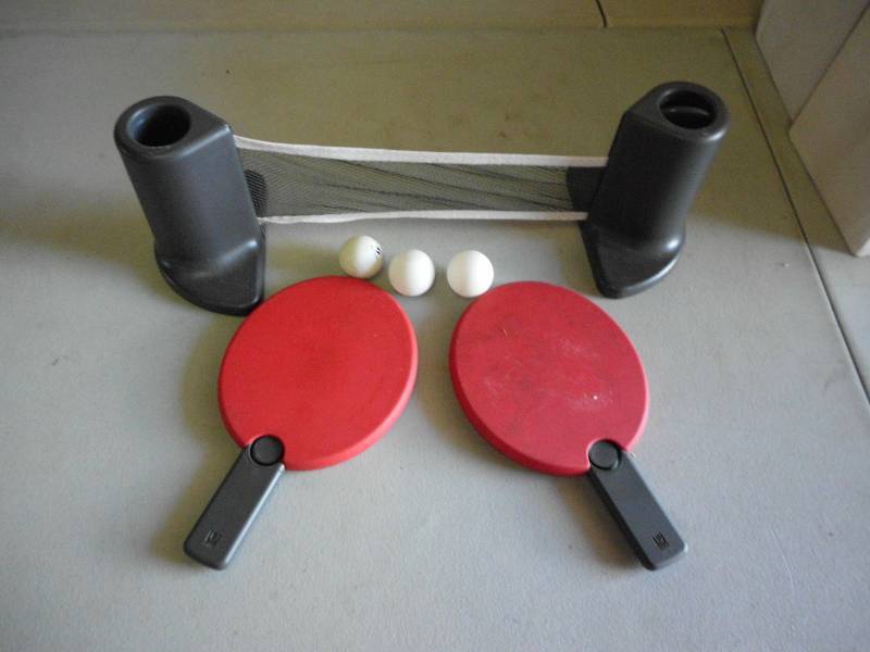 lot 201 image: TABLE PING PONG SET