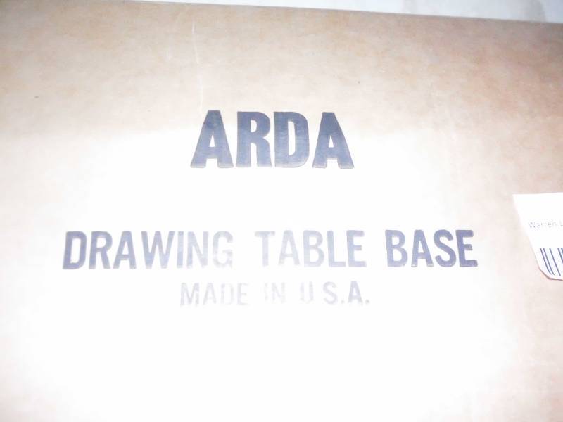 lot 216 image: DRAWING TABLE BASE