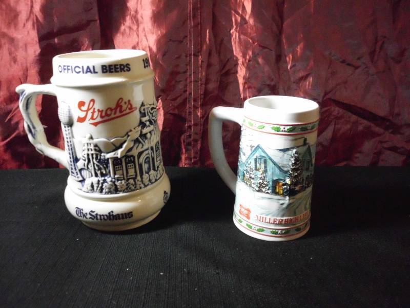 lot 351 image: BEER STEINS
