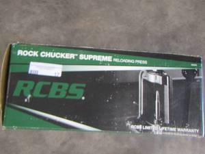 lot 17 image: RCBS Rock Chucker supreme Reloading Press