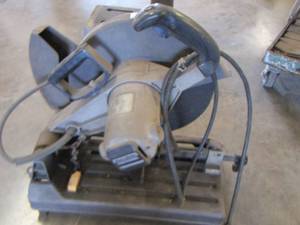 lot 25 image: black and decker professional heavy duty 14 chop saw