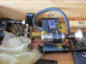 lot 94 image: wooden workshop box that holds a torque 32 in model # u92 serial #215149
