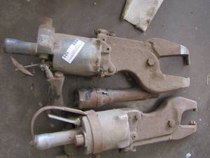 lot 101 image: Pneumatic press and or cutter qty 2