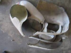 lot 111 image: metal airplane pieces qty 5 pieces