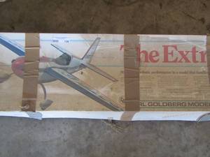 lot 130 image: the extra 300 model plane in box