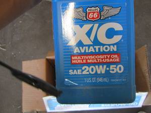 lot 141 image: Phillips 66 XC aviation sae 20w-50