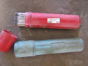 lot 147 image: 2 tubes of welding rods