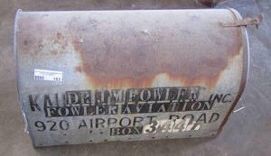 lot 153 image: us mail metal mail box size - 23x20