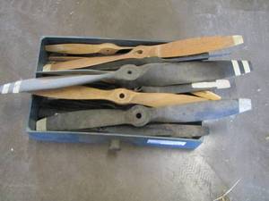 lot 165 image: various  plane propellers FOR RC PLANES