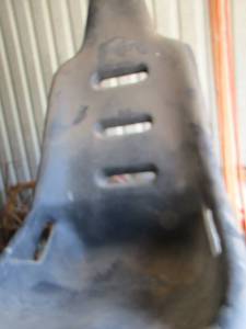 lot 191 image: 2 black hard plastic aircraft seats, Qty 2