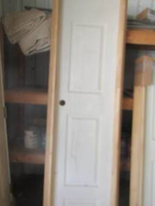 lot 242 image: 79x25 door and door frame new
