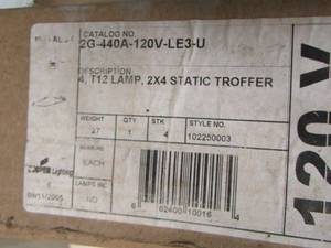 lot 59 image: LIGHT FIXTURES 2 X 4