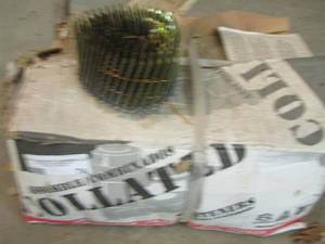 lot 74 image: ROLLS OF NAILS, ROLL OF COAXIAL CABLE
