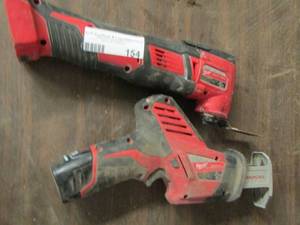 lot 154 image: Milwaukee multi-tool, Milwaukee hackzall