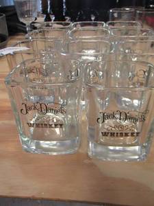 lot 161 image: 11 JACK DANIELS Whiskey glasses