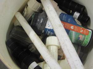 lot 174 image: SPRINKLERS, COUPLERS, PVC
