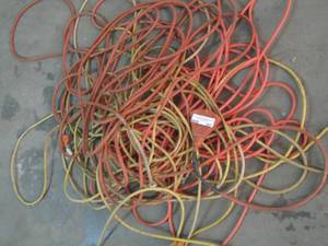 lot 187 image: 2 LONG EXTENSION CORDS