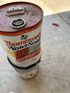 lot 294 image: THOMPSONS WATER SEALER N& PAINT - PARTIAL BUCKETS OF EACH