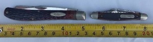 lot 16 image: Case 2 Blade Knife and Old Timer 3 Blade Knife--Good Condition