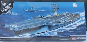 lot 22 image: Academy USS Nimitz Plastic Model Kit--Appears to be complete