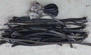 lot 28 image: Huge Lot of Rubber Bungee Straps--All different sizes, please see pics
