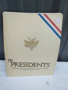 lot 104 image: The Presidents, Individual Award Winning Portraits of All the Presidents with Detailed Historical References---From George Washington to Richard Nixon