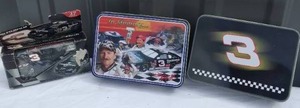 lot 105 image: Dale Earnhardt Sr. Collectibles--2 Knives and Vintage Camera