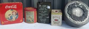 lot 120 image: Nice Selection of Collectible tins---Check these out