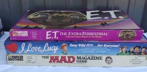 lot 173 image: Selection of 3 Vintage Board Games Including E.T., I Love Lucy. and MAD Magazine Board Game--Unknown if complete