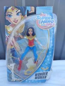 lot 180 image: DC Super Hero Girls Wonder Woman--Packaging is a little messed up