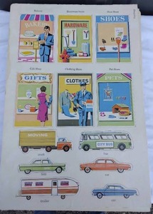 lot 182 image: Vintage Word and Picture Educational Puzzle Boards--12 Total--Please see pics