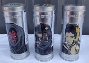 lot 193 image: Selection of 3 Burger King Star Wars Wrist Watches in Collectible Tins--- Two tins are still sealed