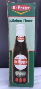 lot 197 image: Dr Pepper Kitchen Timer with LCD Display--Doesnt appear to have ever been used