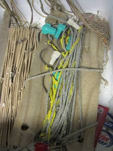 lot 166 image: various trout lines for fishing