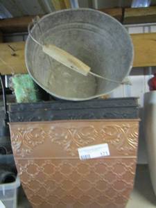 lot 171 image: metal and aluminum buckets